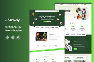 Jobaway – Staffing Agency React Next Js Template