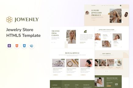 jowenly - Jewelry Store HTML5 Template