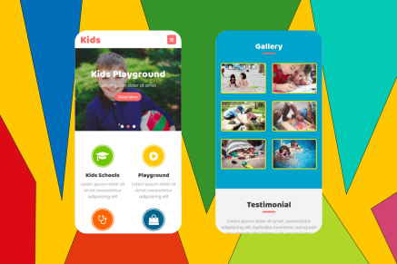 Kids - Multipurpose Mobile Template
