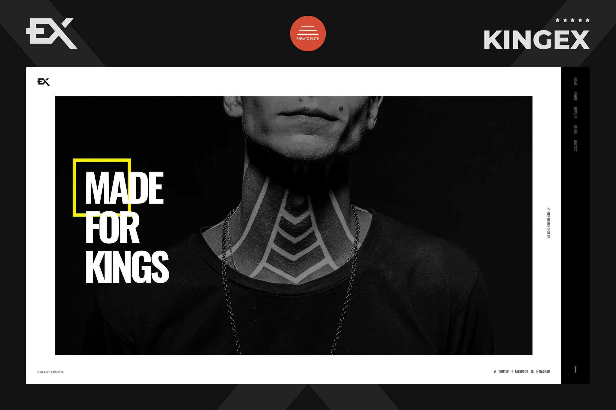 Kingex - Creative Portfolio Template
