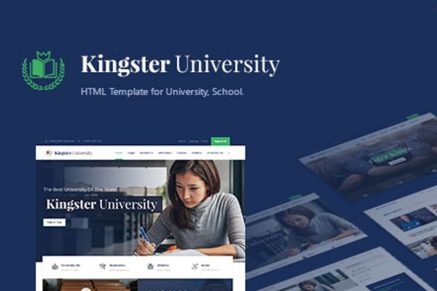 Kingster - Education HTML Template