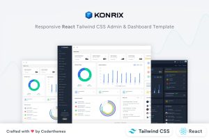 Konrix – React Tailwind CSS Admin & Dashboard