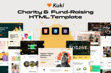 kuki - Charity and Nonprofit HTML5 Template