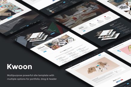 Kwoon - Multipurpose Single/Multi-page Template