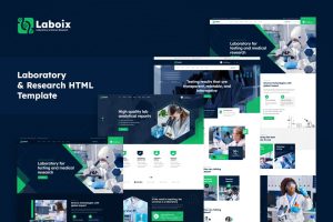 Laboix – Laboratory & Research Elementor Template Kit