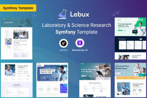 Labux – Laboratory & Research Symfony 7 Template