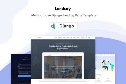Landsay - Django Landing Page Template