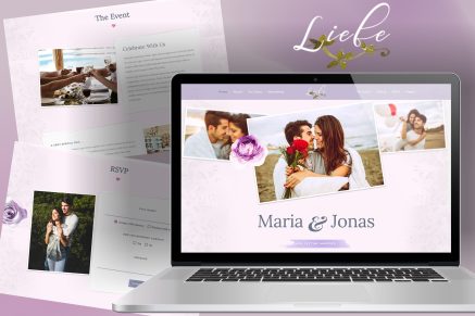Liebe - Responsive HTML Wedding Template