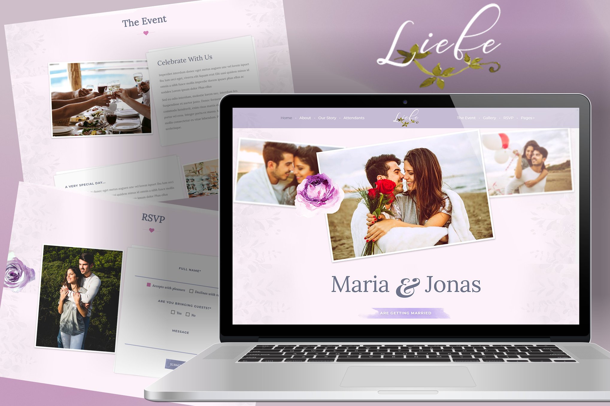 Liebe - Responsive HTML Wedding Template