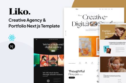 Liko - Creative Agency Portfolio Next js Template