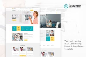 Loazzne – Heating & Air Conditioning Services Template Kit
