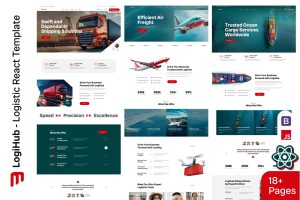 LogiHub – Logistic HTML Template