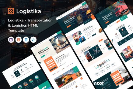 Logistika - Transport and Logistics HTML Template