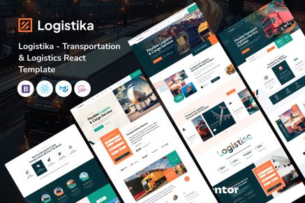 Logistika - Transport and Logistics React Template