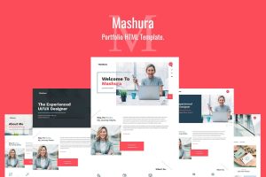 Mashura – Single Portfolio HTML Template