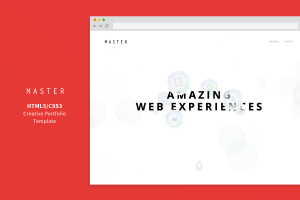 Master – Creative Portfolio Template