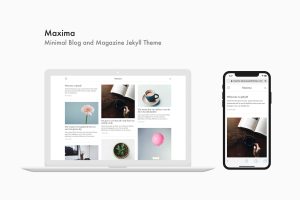 Maxima – Minimal Blog & Magazine WordPress Theme
