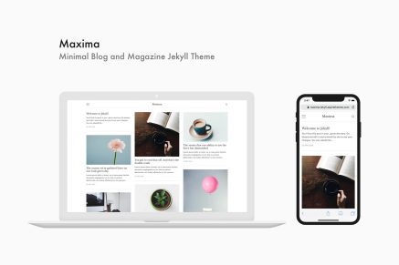 Maxima - Minimal Blog and Magazine Jekyll Theme