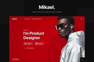 Mikael – Modern & Creative CV/Resume Template