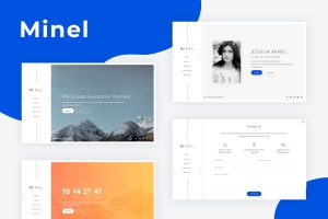 Minel – Responsive Minimal Site Template