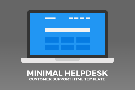 Minimal Helpdesk - Customer Support HTML Template