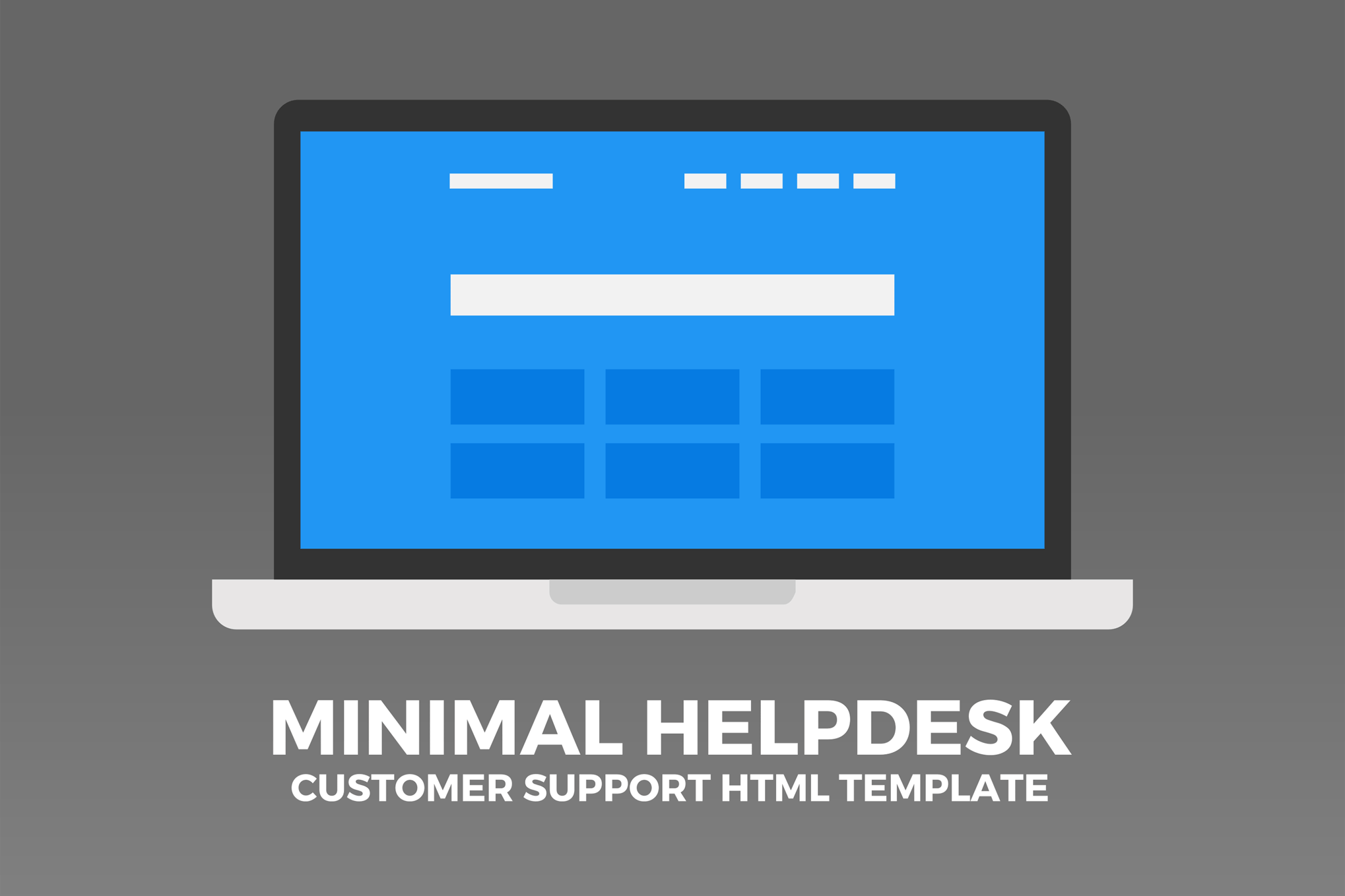 Minimal Helpdesk - Customer Support HTML Template