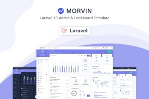 Morvin – Laravel Admin & Dashboard Template
