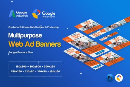Multi Purpose, Business Banner Ad - GWD and PSD