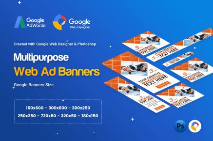 Multi Purpose, Business Banner Ad- GWD & PSD