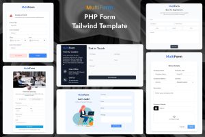 MultiForm – Tailwind CSS PHP Form Template