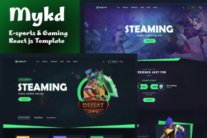 MYKD – eSports and Gaming NFT WordPress Theme