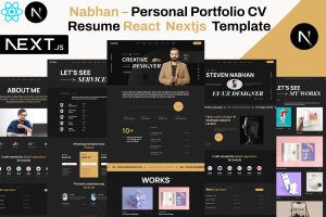 Nabhan-Personal Portfolio / CV NextJS Template