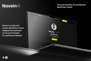 Navein – Personal Portfolio WordPress Theme