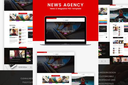 News Agency - News Magazine Newspaper HTML