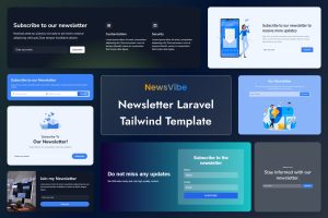 NewsVibe – Laravel Newsletter TailwindCSS Template