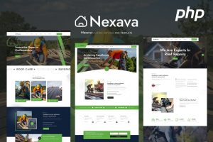 Nexava – Roofing Services PHP Template
