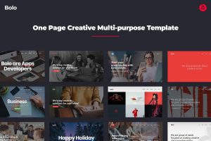 Onepage Creative Multi-purpose Template – Bolo