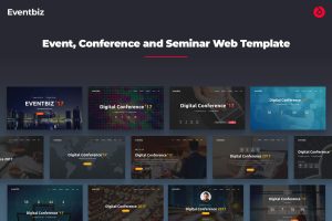 Onepage Event, Conference, and Meetup – Eventbiz