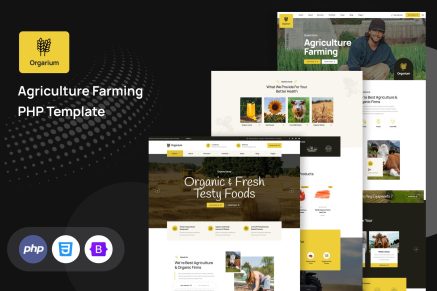 Orgarium - Agriculture Farming PHP Template