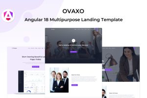 Ovaxo – Angular 19 Business and Corporate Template