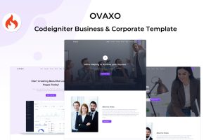 Ovaxo – Codeigniter Business and Corporate Template