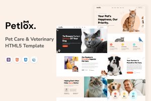 Petlox – Pet Care Elementor Template Kit