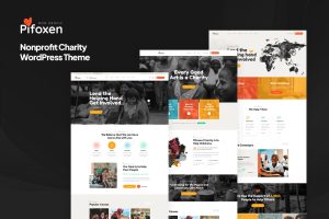 Pifoxen – Nonprofit Charity WordPress Theme