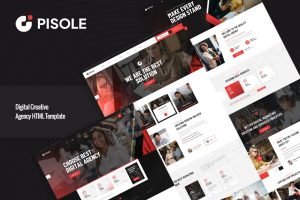 Pisole – Digital Agency Elementor Template Kit