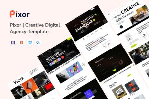 Pixor | Creative Digital Agency Template