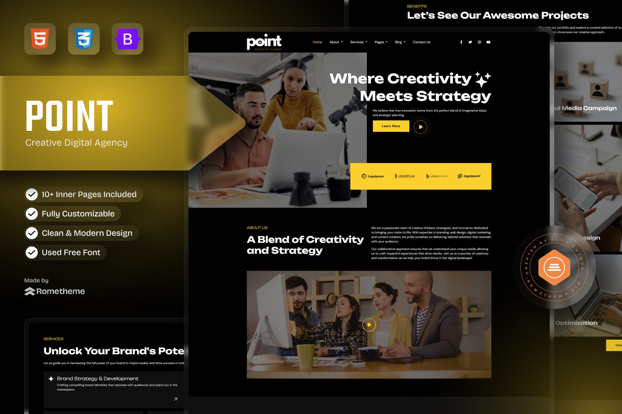 Point - Creative Digital Agency HTML Template