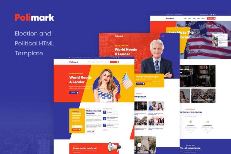 Polimark – Election & Political WordPress Theme