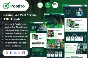 Poolito – Cleaning Service HTML Template