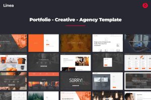 Portfolio, Creative, Agency, Multi-purpose – Linea