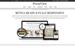 PressView Vintage and Stylish Magazine Template